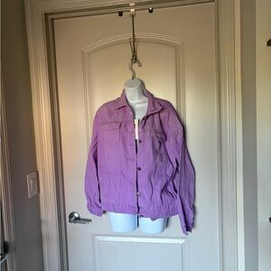 Purple Women's Jean Jacket